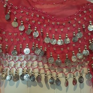 Belly dancing scarf